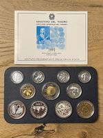 Italien 1991 – Proof-Münzset mit 2× Silber & 1× Bimetall (I