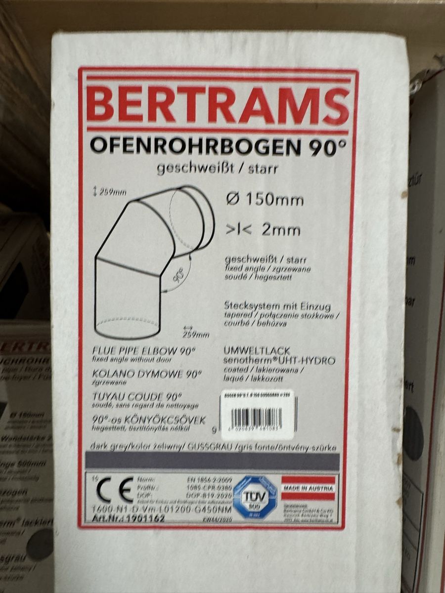 Cheminée: Ofenrohr Rauchrohr Set 150mm von Bertrams – Neu (gemäss Beschreibung) aus Samstagern von rrdl69 2