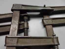 Schraubzwinge 3 Stück L= 40 B= 17 cm 5 B + Klemmzange 30 cm