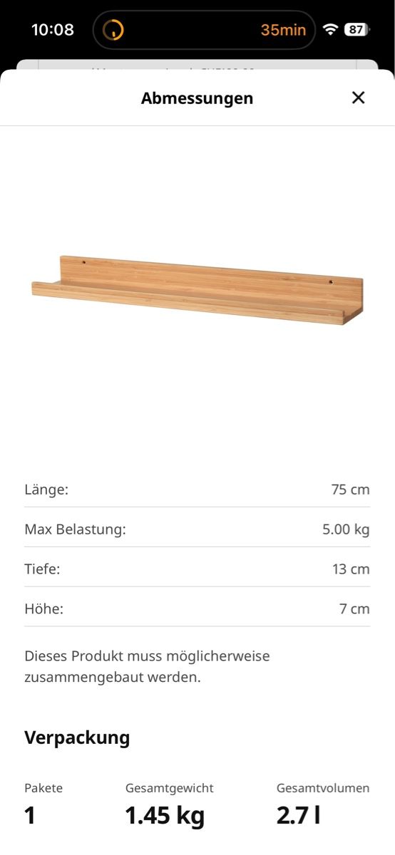 Cornici: Maleras Bilderleisten IKEA 2 Stk – Usato da Zürich venduto da deliahsdiary 2