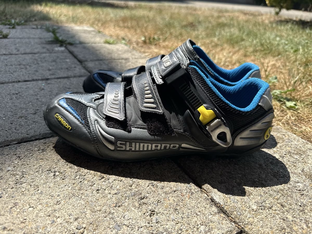 Shimano Chaussures hommes: Shimano Carbon Veloschuhe SPD – D'occasion à Altendorf par 1FrankenJohnny 5