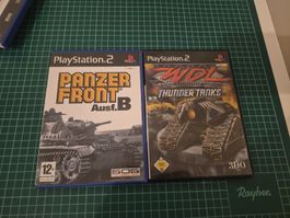 PS2 Panzer Front Ausf. B & Thunder Tanks - Retro Bundle!
