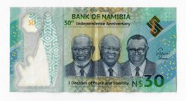 Banknote Namibia, 30 Dollars, Independence Anniversary