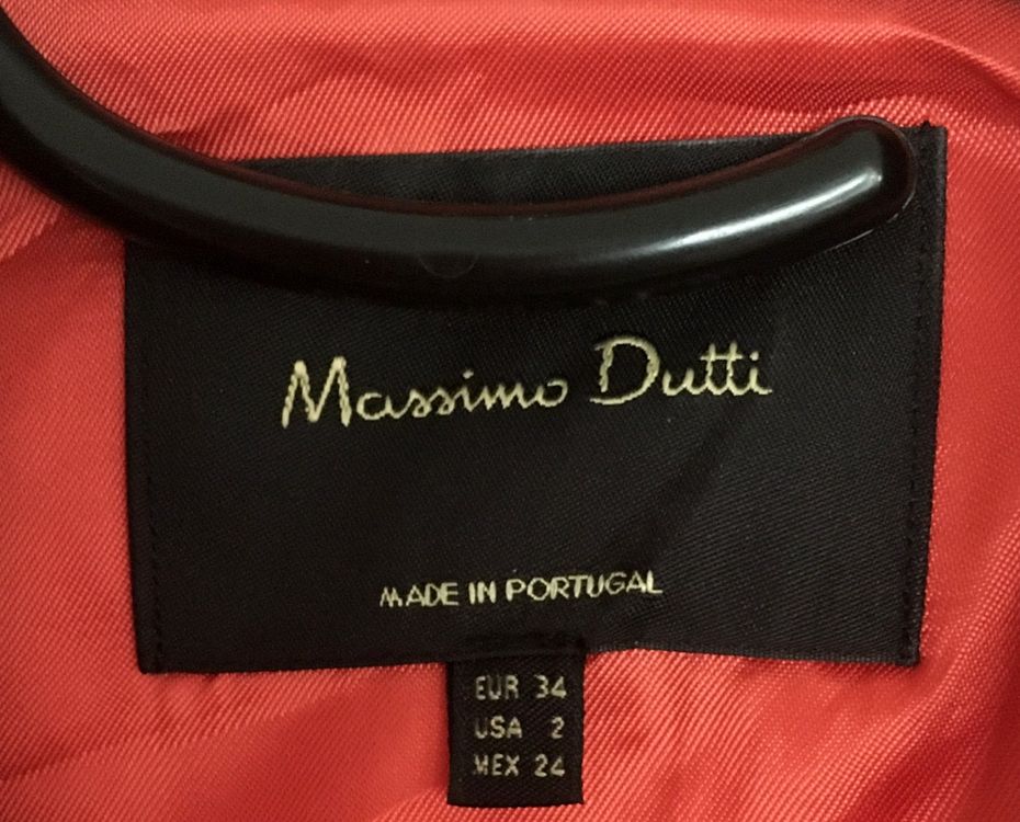 Massimo Dutti Giacche: MASSIMO DUTTI Veste Blazer Orange Foncé - Taille 34 – Nuovo (secondo la descrizione) da Vevey venduto da secondlifevevey 2