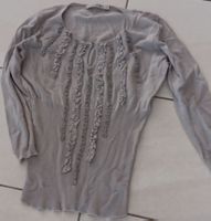 Maglione grigio donna taglia xs con dettagli raffinati