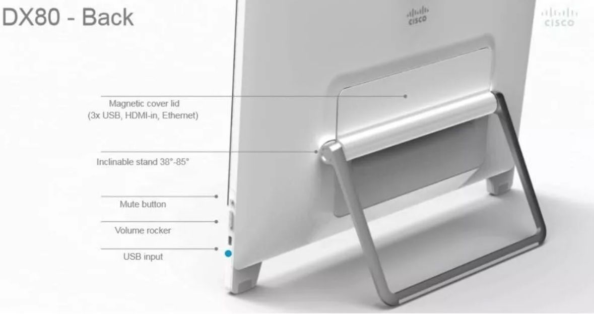 Cisco Monitor: Cisco DX80 Videokonferenzsystem, Webex, Zoom, MS Teams – Usato da Reinach BL venduto da lanserver 1