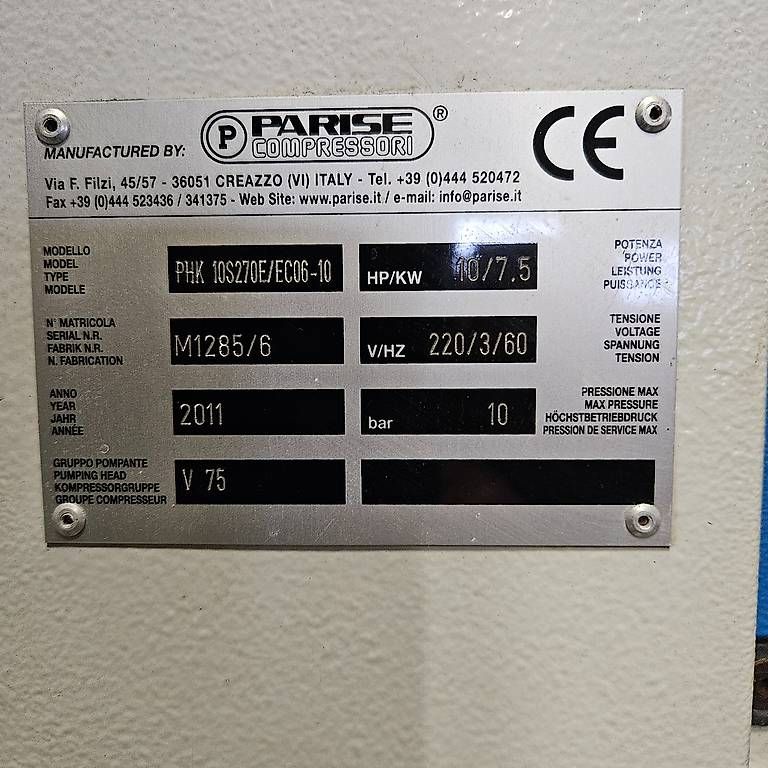 Compressori: compresseur à vis Parise – Usato da Neuchatel venduto da swytz 1