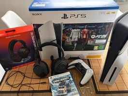 PS5 (1 TB) mit 1 Jahr Garantie + Headset JBL + 1 Spiel