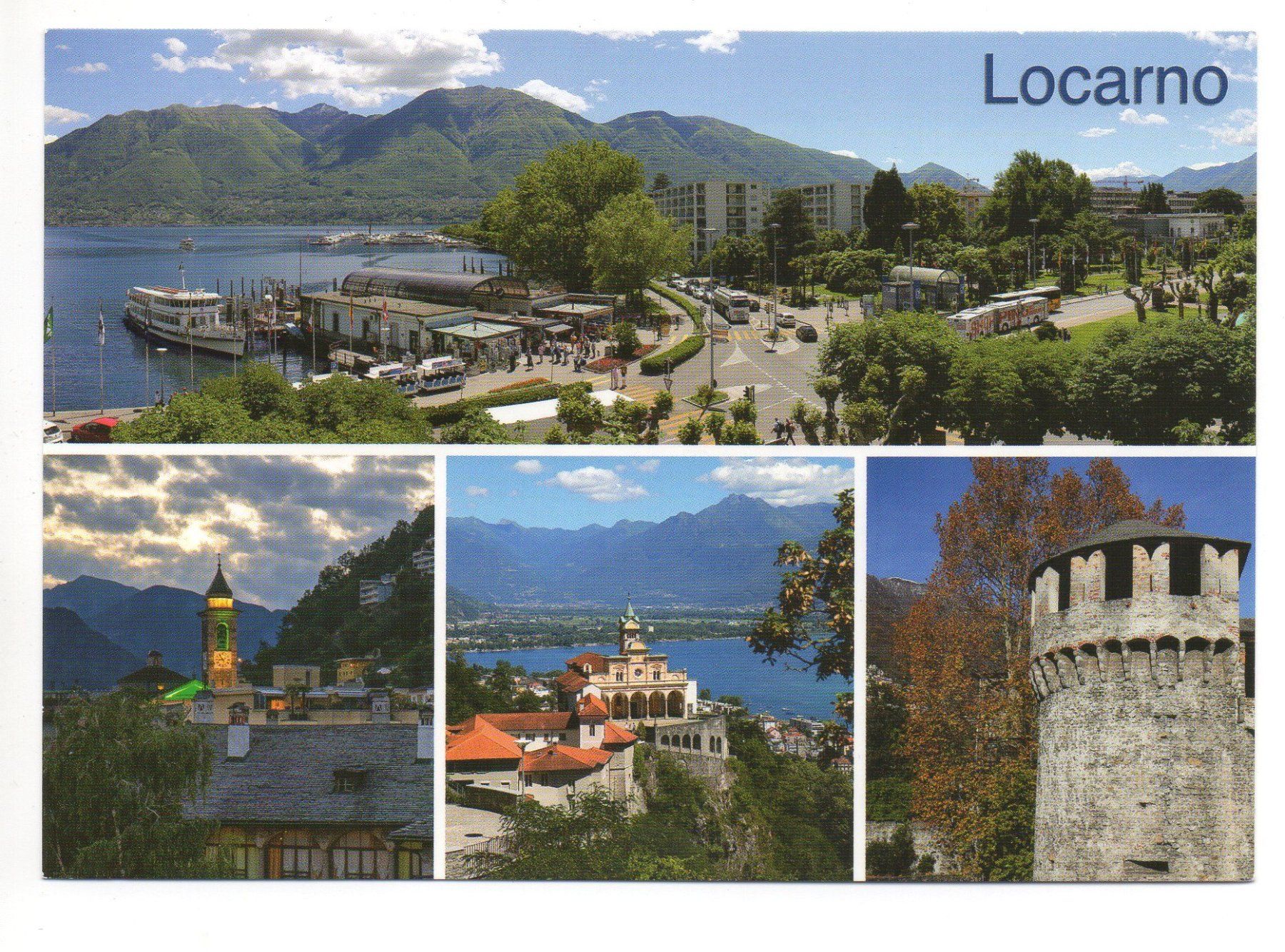 Cartes postales: LOCARNO Schiff, Auto, Postauto, Bus – D'occasion à Jona par philajona