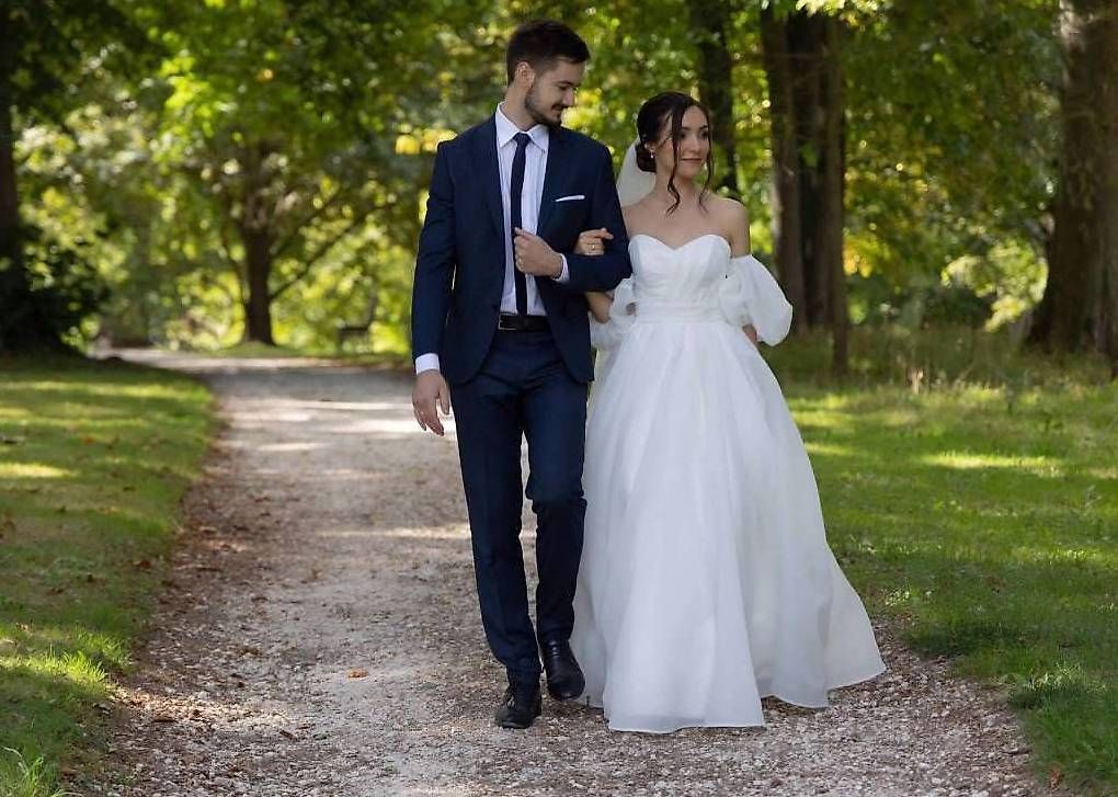 Vestiti: Robe de mariée bustier – Usato da Bramois venduto da Cucos 3