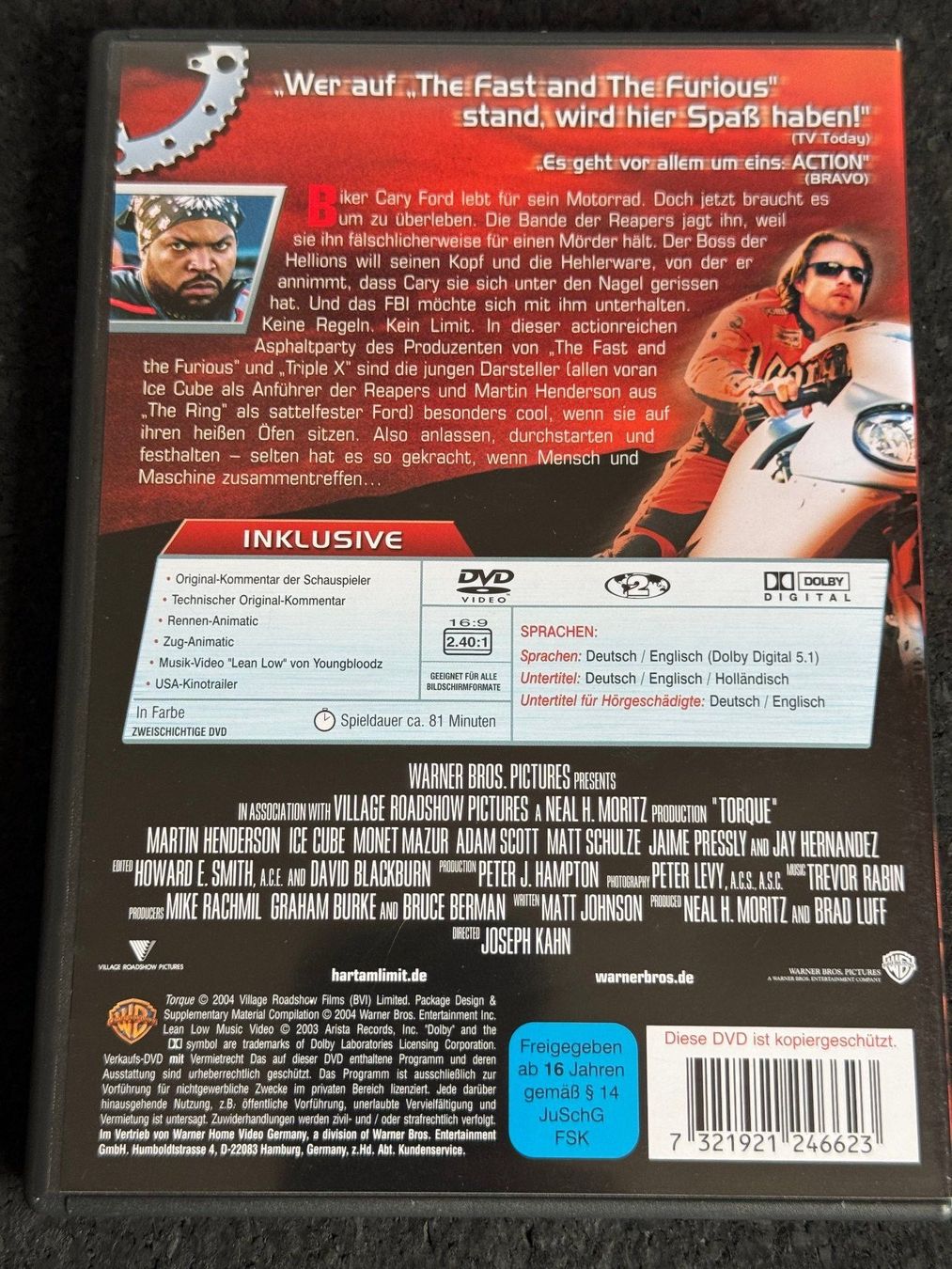 Tutti i DVDs: Hart am Limit DVD DE/EN – Usato da Fribourg venduto da tschjoly 1