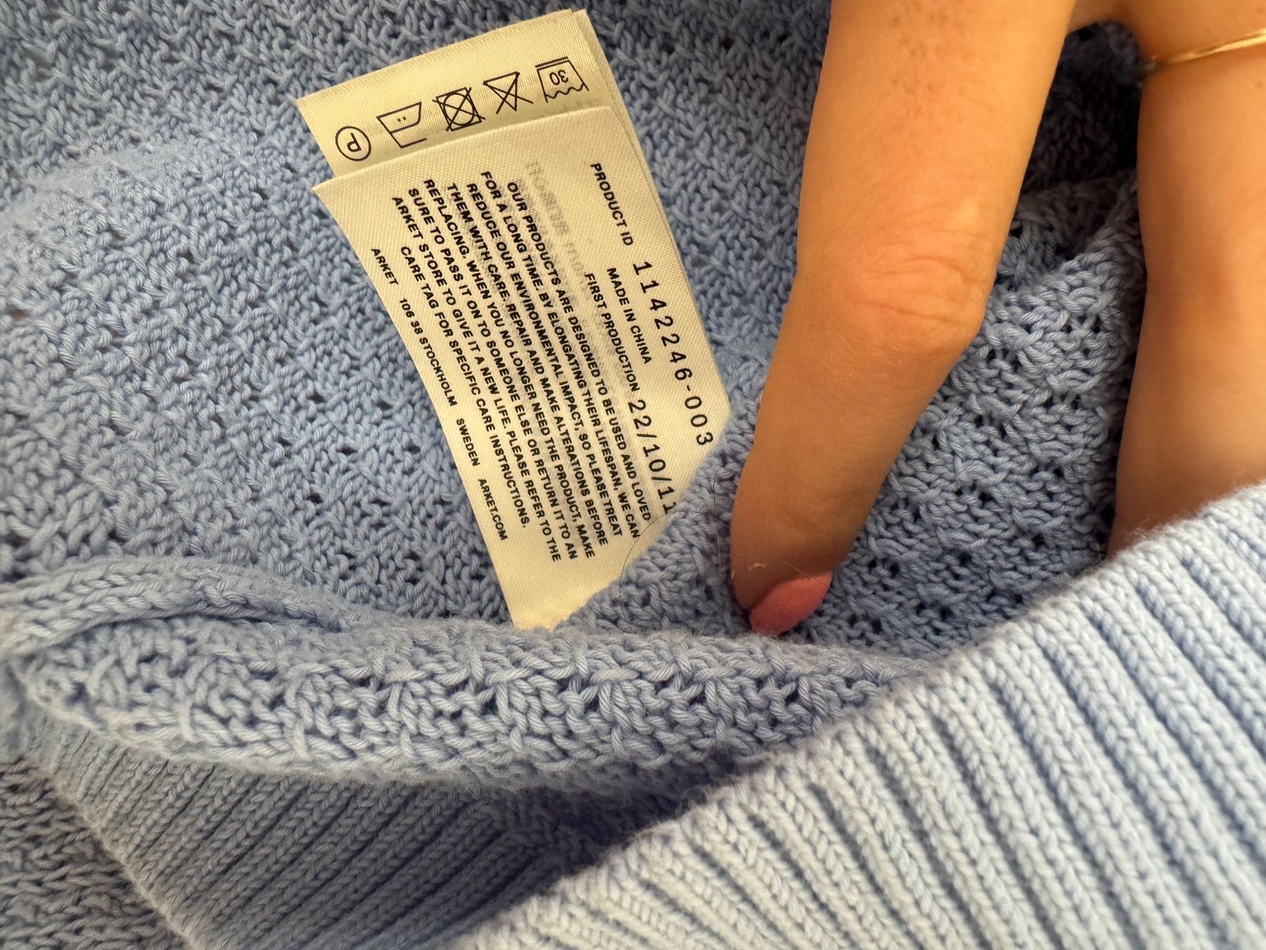 Arket Maglioni & Felpe: Pull bleu clair Arket taille S – Usato da Adliswil venduto da sskb 2