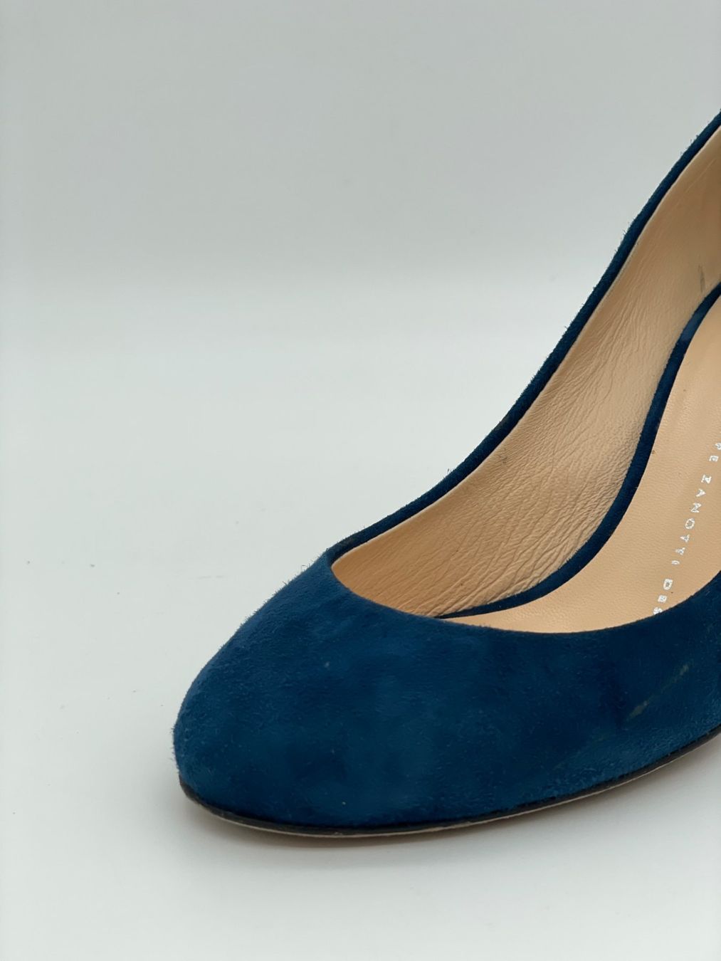 Zanotti Scarpe da donna: Giuseppe Zanotti Suede Round Toe Pump EU 37 Blau – Usato da Zürich venduto da shoe_shop 5