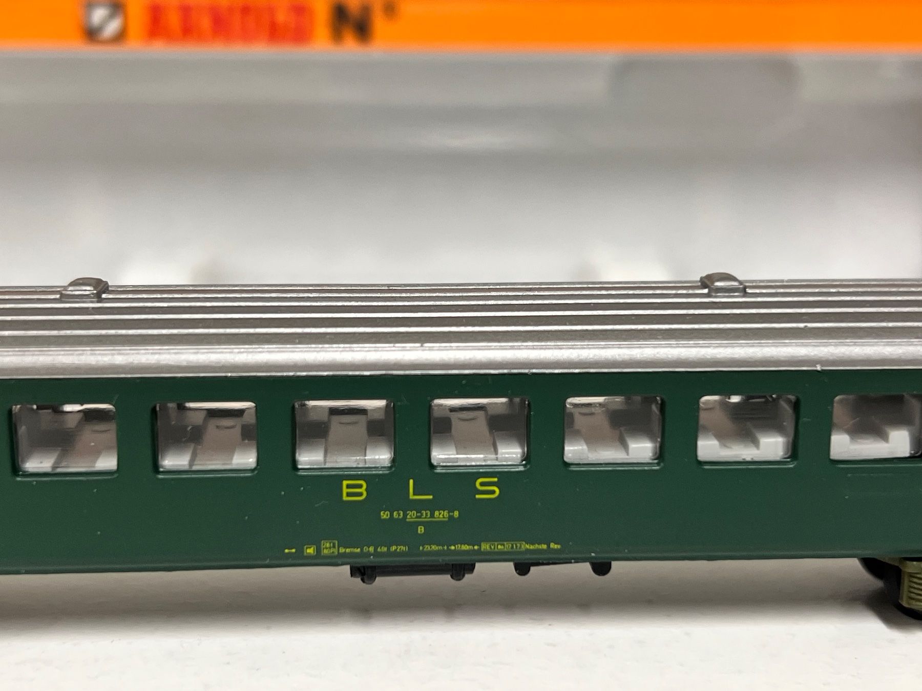 Arnold Modellini di ferrovie: Spur N Arnold Rapido BLS 2.Klasse 826-8 – Usato da Geroldswil venduto da TopTrain54 4