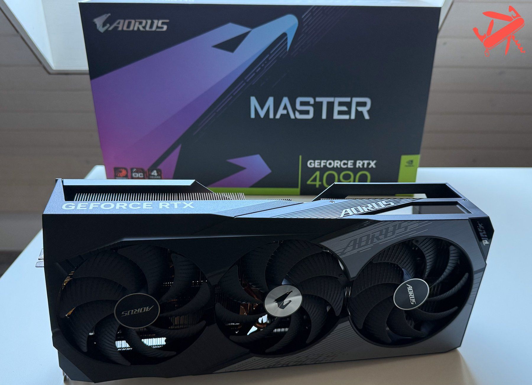Nvidia Grafikkarten: Gigabyte AORUS GeForce RTX 4090 MASTER 24G – Gebraucht aus Zürich von  1