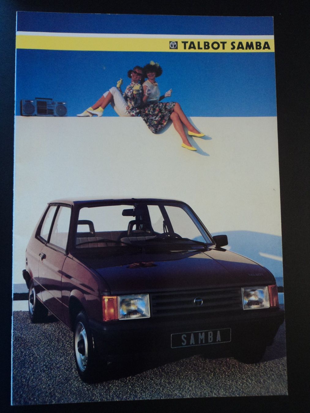 Talbot Documenti: Prospekt Talbot Samba 1985 mit Cabrio – Usato da Schwarzenburg venduto da modelCARama