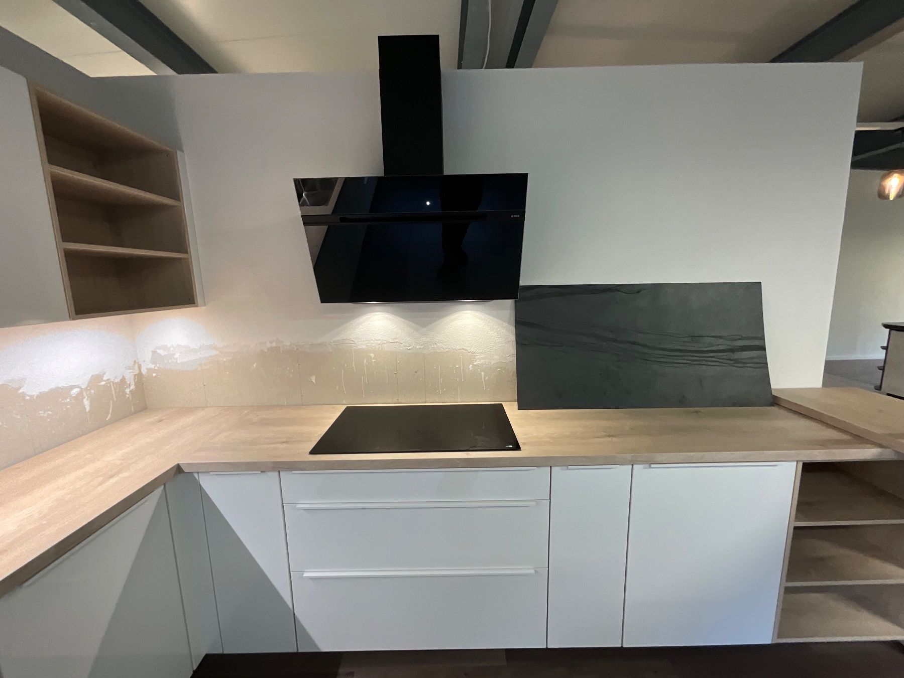 Cucine complete: Cuisine contemporaine blanche laquée – Nuovo (secondo la descrizione) da Orsonnens venduto da lkap5910 1