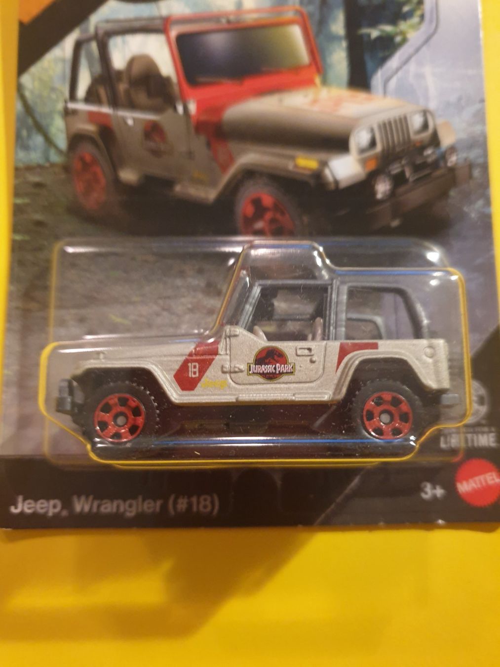 Matchbox Modellini d'auto: Matchbox JEEP WRANGLER (#18) – Nuovo e nell'imballaggio originale da Oftringen venduto da Rotor 5