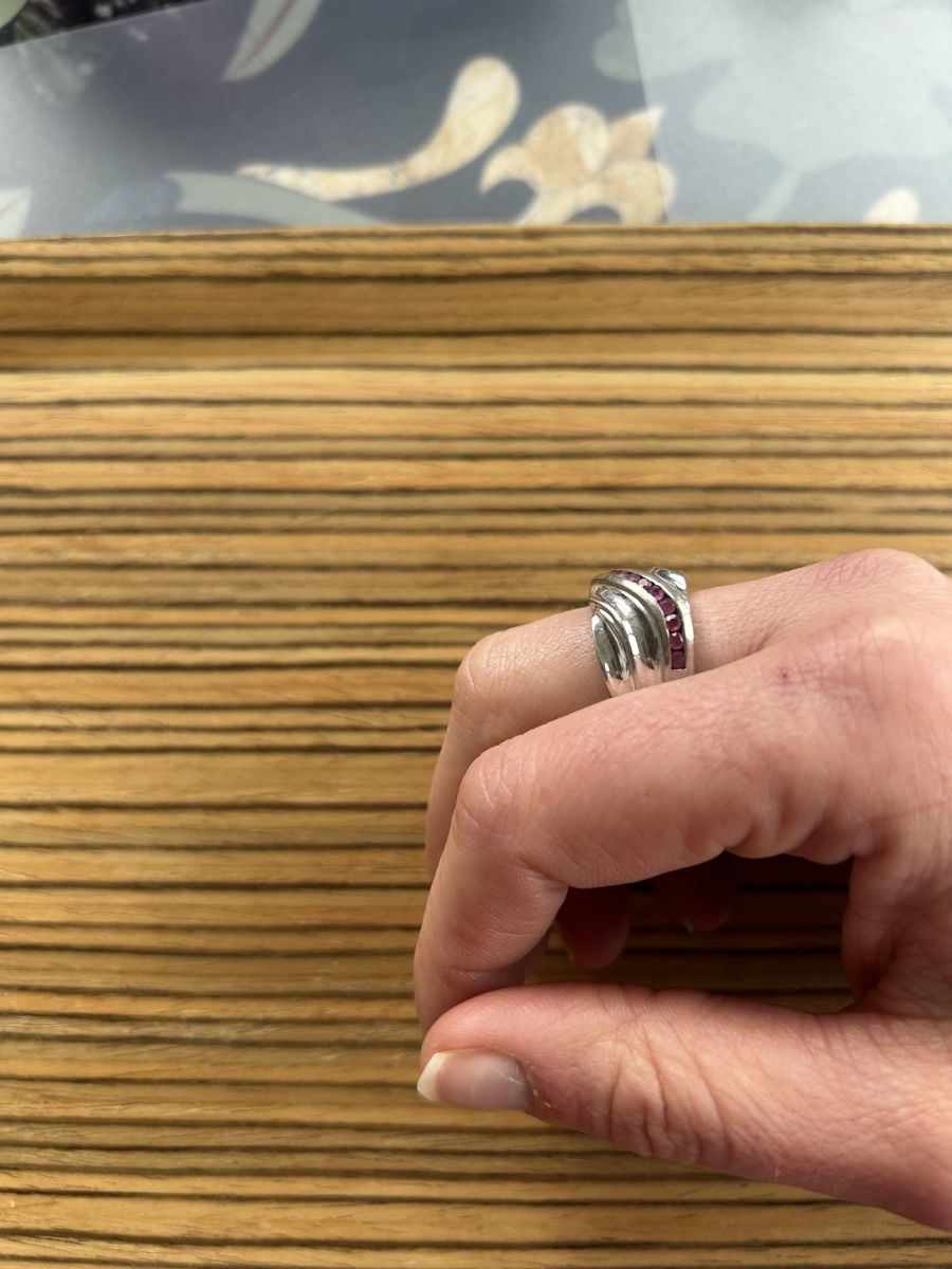 Ringe: Ring Silber 925 mit Rubinen – Gebraucht aus Birsfelden von Exclusivity 2