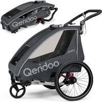 Qeridoo Qupa 2 Fahrradanhänger 2-sitzer