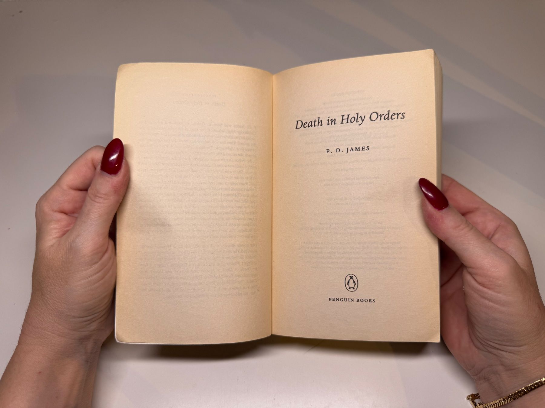 Libri: NOVEL: P.D. James, Death in holy Orders – Usato da Grosswangen venduto da English_books 2