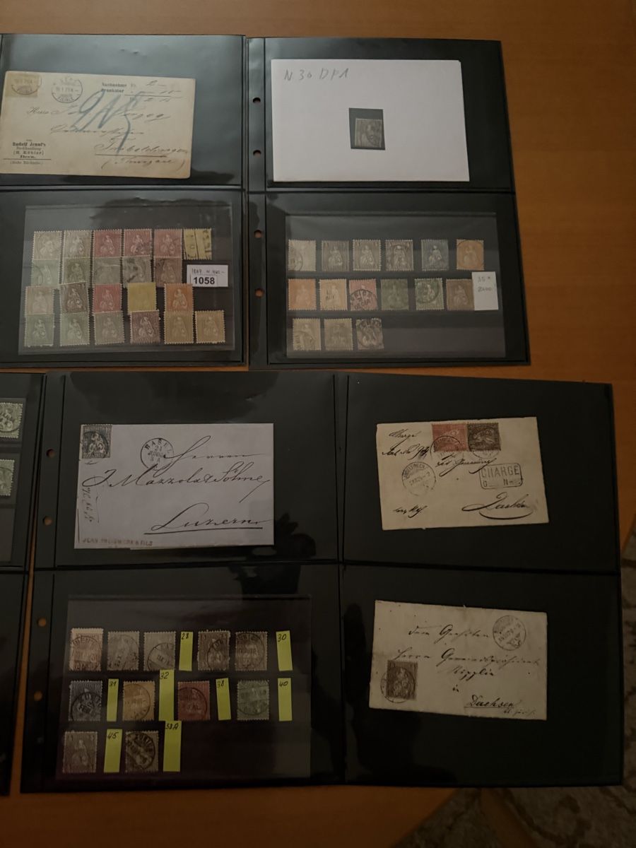 Tutti i francobolli: Album Alt Schweiz ab 1850 – Usato da Murgenthal venduto da Tina_4055 5
