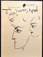 Pablo Picasso - Originale Vintage-Lithographie von 1961