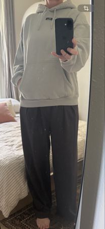 Schöner, taubenblauer Hoodie von Rotate — Grösse M 
