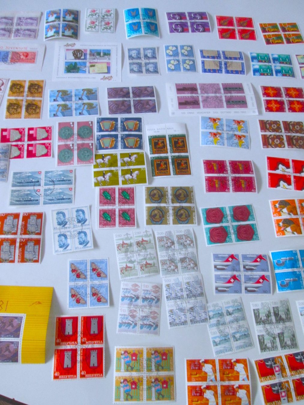 Alle Briefmarken: Vierzeiler gestempelt – Gebraucht aus Sementina von babucia 2