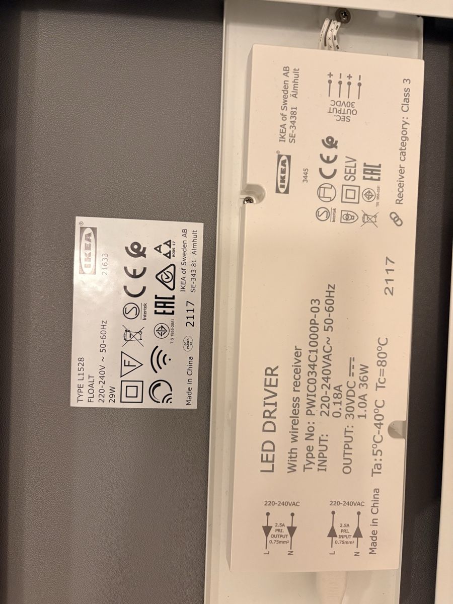 Ikea Lampadari & plafoniere: Ikea Floalt LED Panel - 30x90x4 cm – Usato da Luzern venduto da Michael000 4
