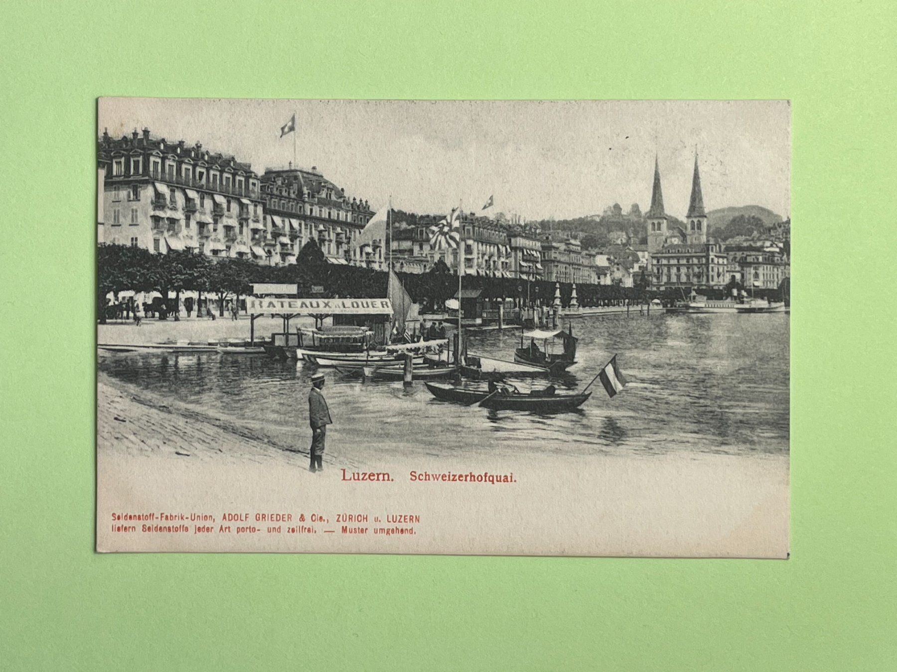Cartoline postali: Luzern - Schweizerhofquai - !!! – Usato da Steg VS venduto da danwer74