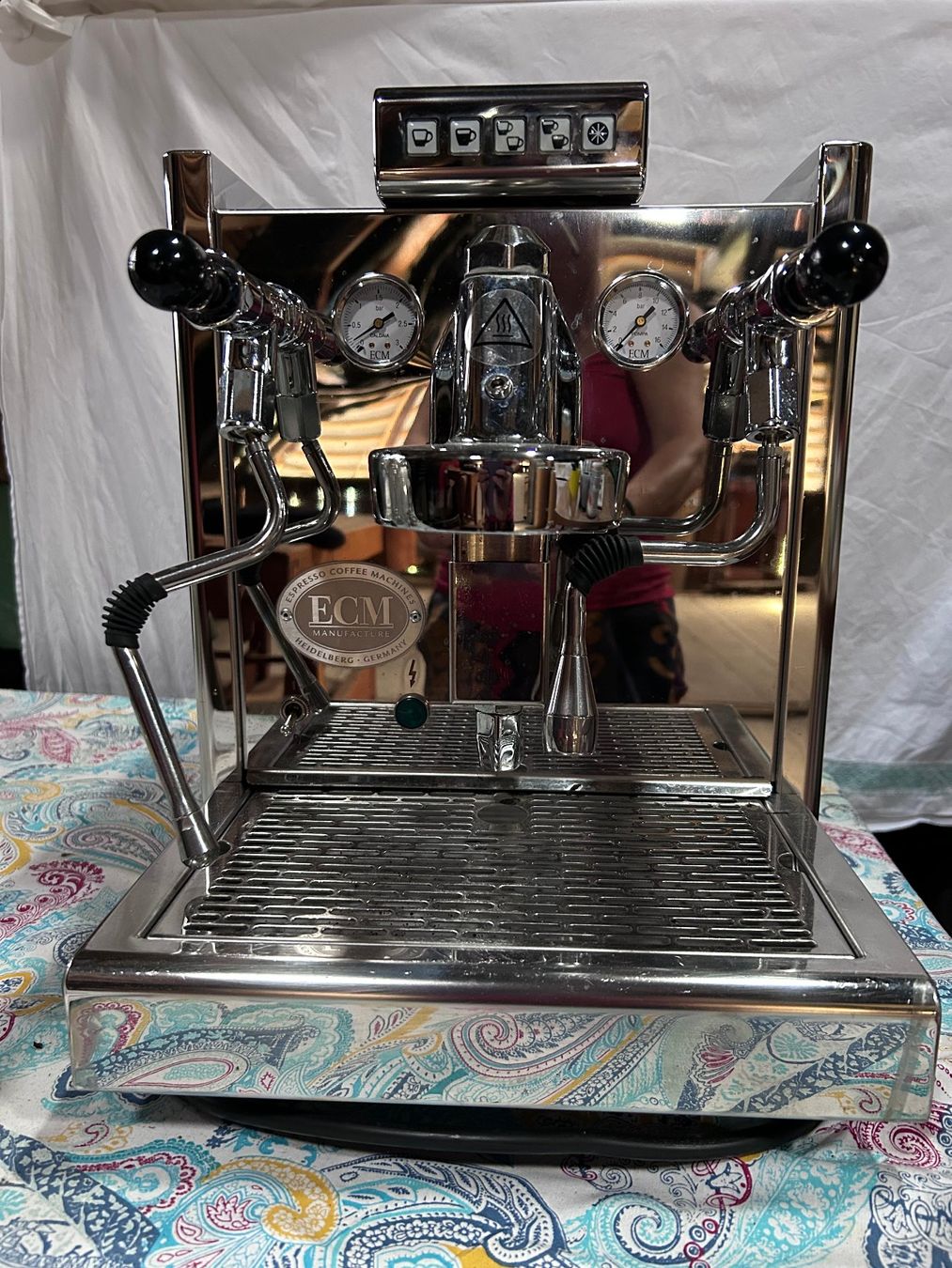 ECM Manufacture Kaffeemaschinen & Espressomaschinen: ECM Elektronika II Profi – Gebraucht aus Bowil von Mirifix