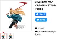 Chainsaw Man Power Vibration Stars Banpresto Figure