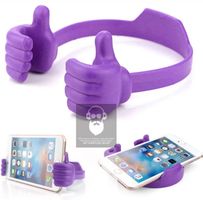 Daumen OK Ständer Halter für Handys iPad Tablett in Lila