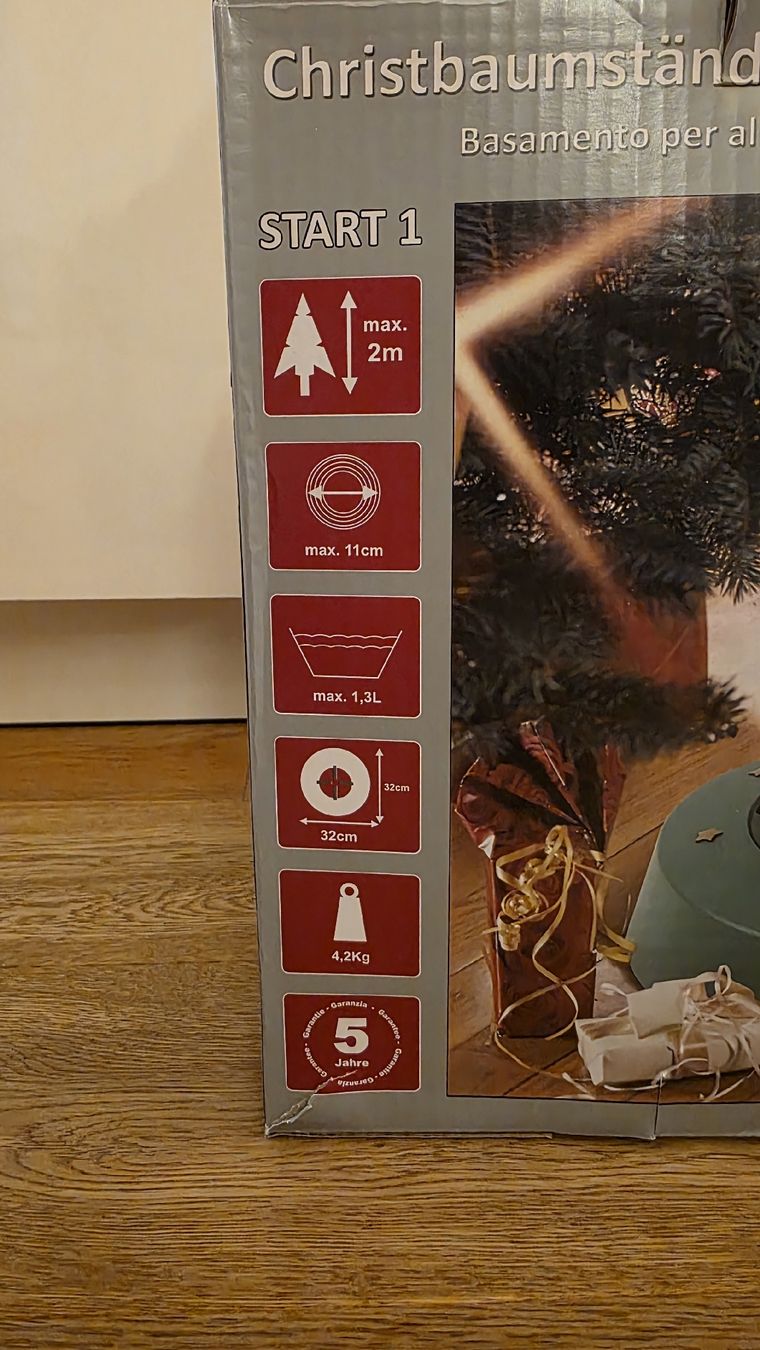 Christbaumständer: Christbaumständer Fusshebeltechnik – Neu (gemäss Beschreibung) aus Ilanz von rununa 1