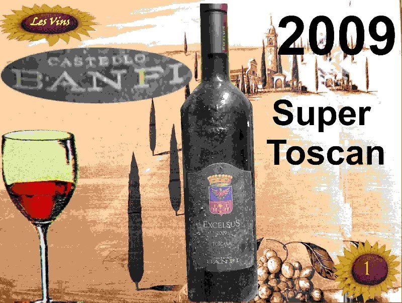 Wein: Vin rouge EXCELSIUS 2009, Toscane, Banfi - Super Toscan – Gebraucht aus Fribourg von pier_aug