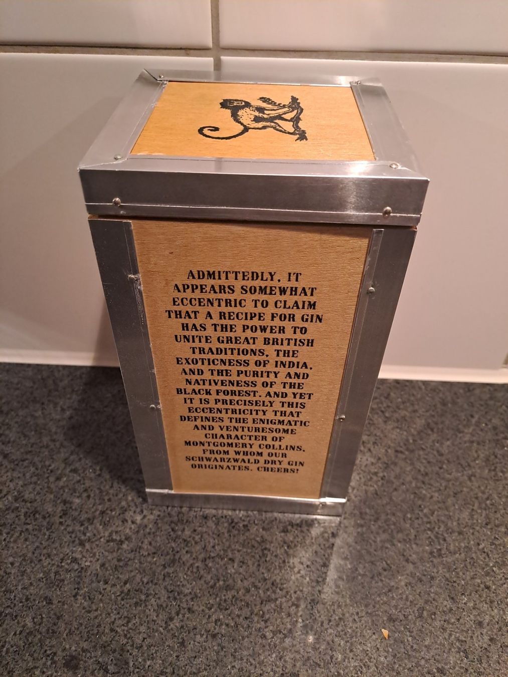 Monkey 47 Spirituosen: Monkey 47 Gin Distiller's Cut 2013e mit Goldring und Box – Neu und originalverpackt aus Elsau von Kellerraeumung 9