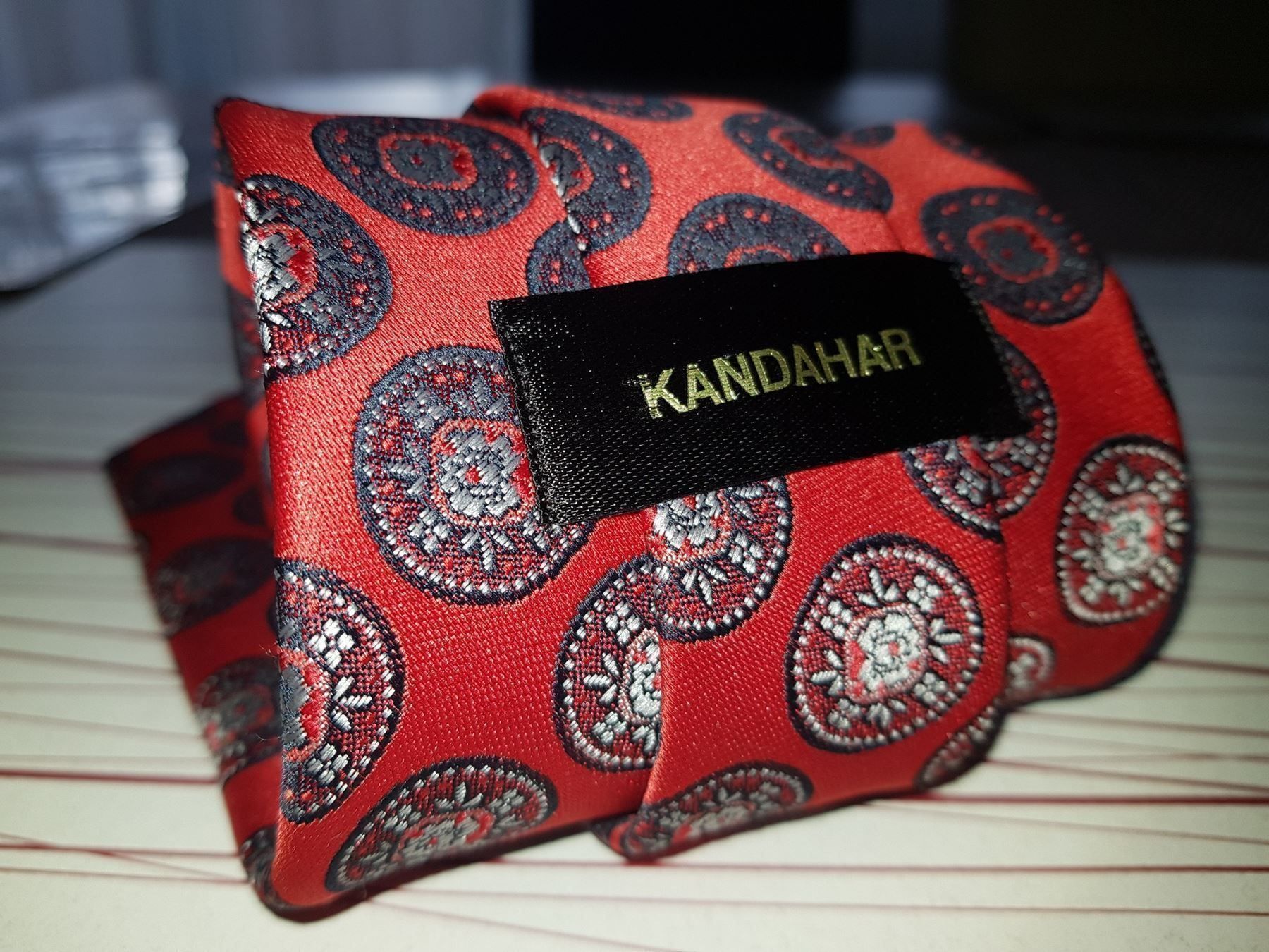 Cravatte: Cravate KANDAHAR 100 % polyester – Usato da Cossonay-ville venduto da Super-Price-Quality 3