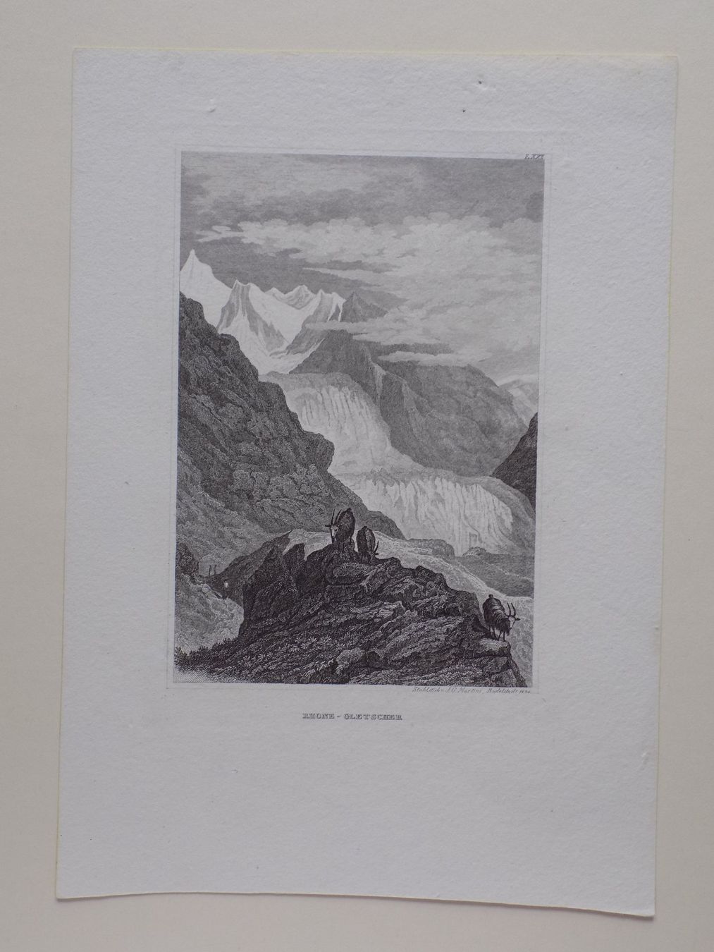 Incisioni: Rhonegletscher Glacier du Rhône – Usato da Risch venduto da Rischli15