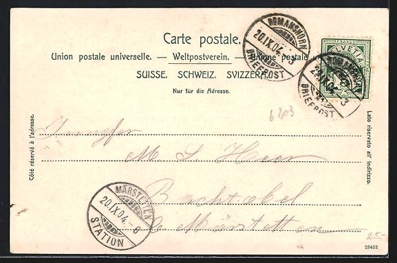 Cartes postales: Romanshorn, Strassenpartie mit Passanten – D'occasion à Berlin par bartko-reher 1