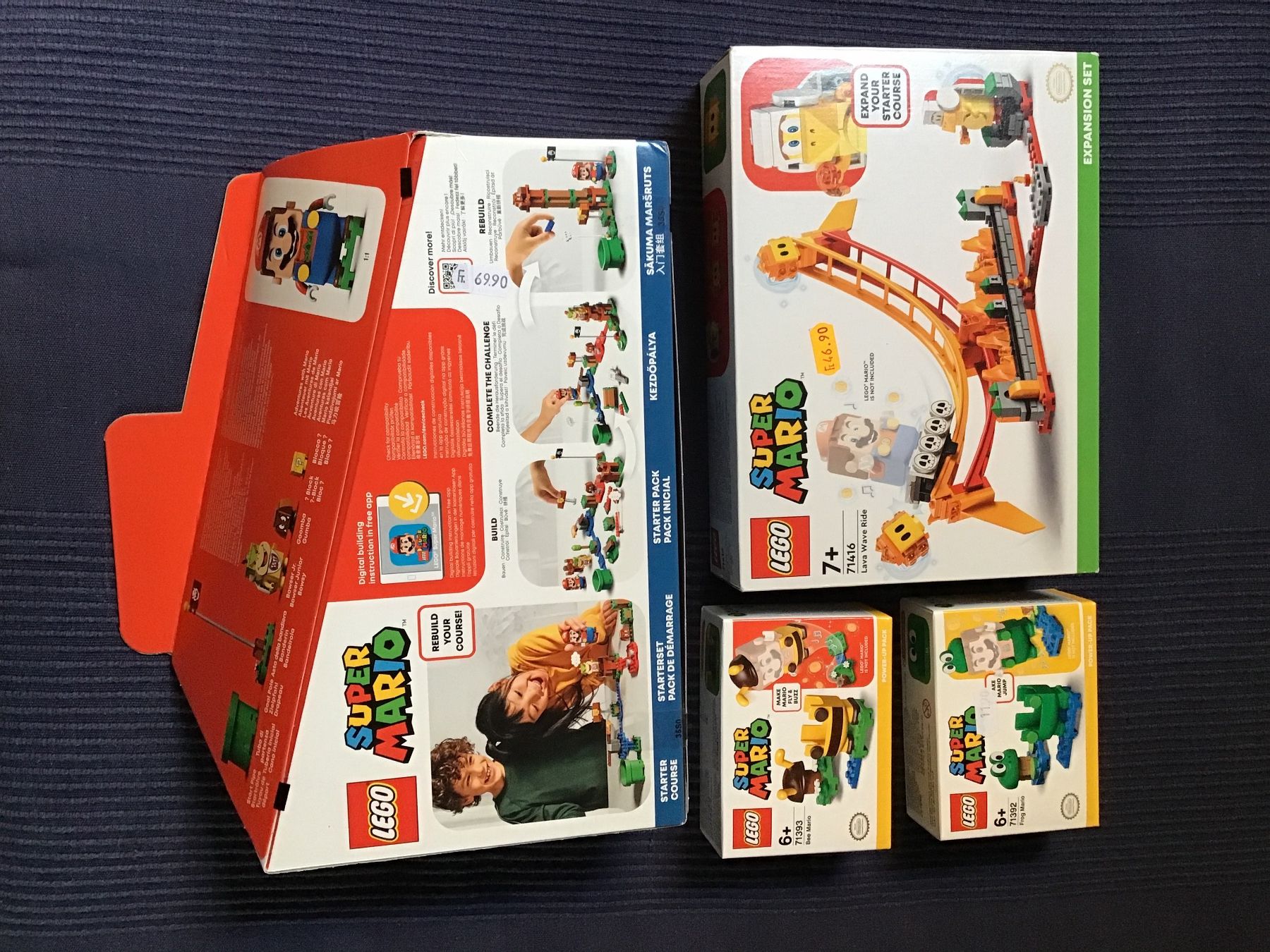 Lego Spielzeuge: Lego Super Mario Set Abenteuer Starter Set + 3 Erweiterun... – Neu und originalverpackt aus Rüti ZH von Wernika1