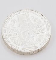 Schweizer Silber 1 Unze 700 Jahre Eidgenossenschaft 1991