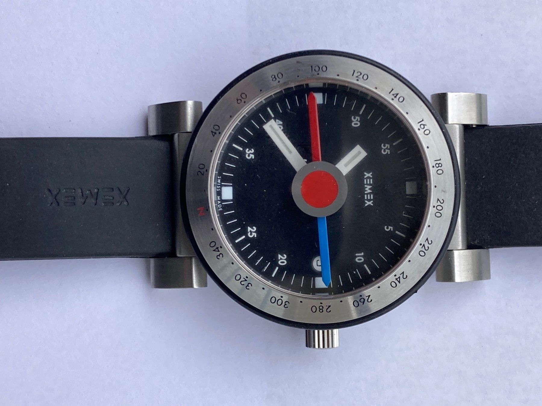 Swiss Orologi: XEMEX Kompaass Uhr – Nuovo (secondo la descrizione) da Grenchen venduto da extrafein