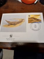 WWF Congo - Premier Jour 1987 - Crocodile rare!
