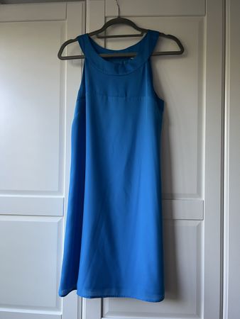 Elegantes Sommerkleid Gr. 36 blau