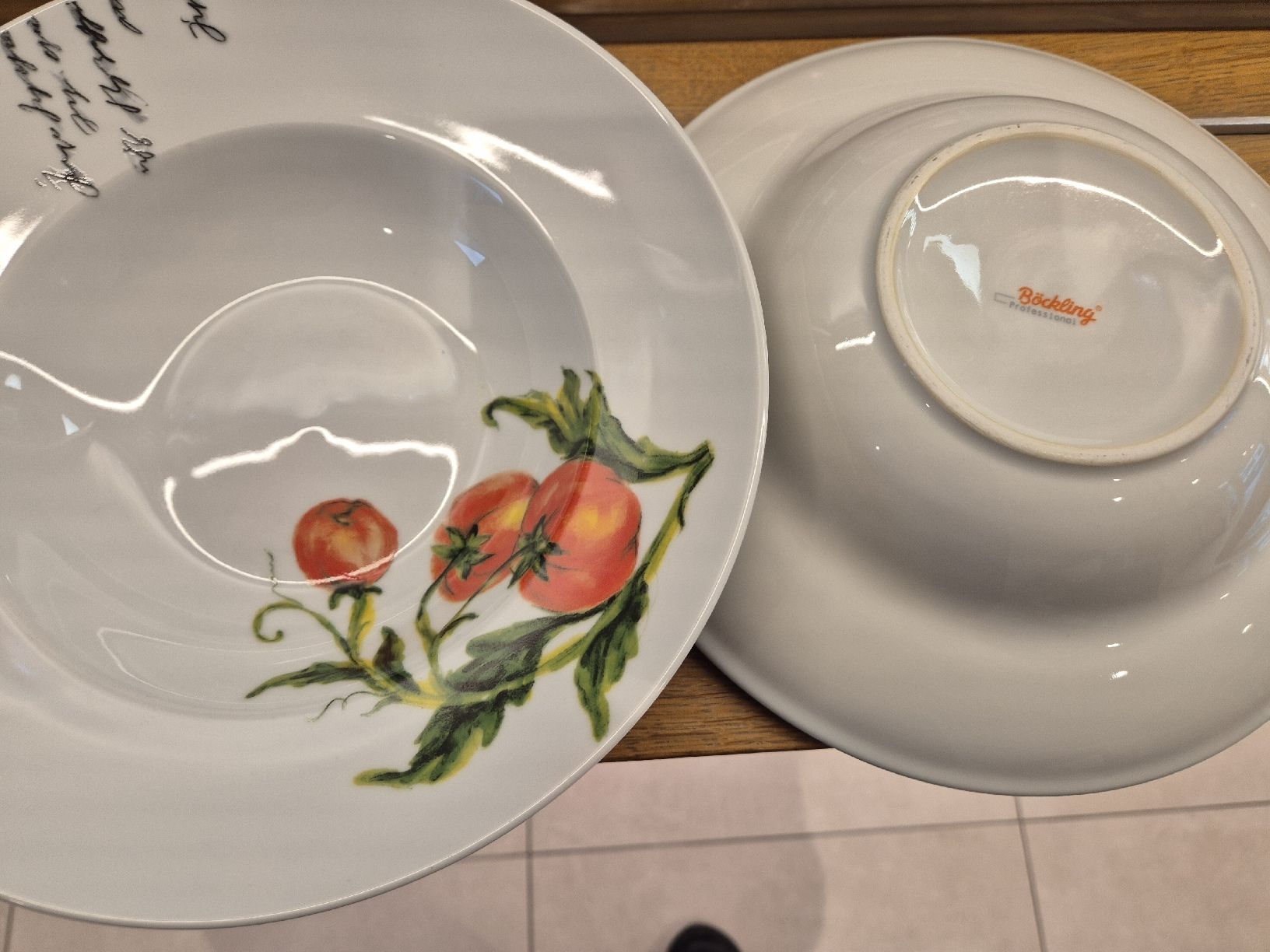 Assiettes: Schöne Pasta Teller Set 10 Stk. mit 3 versch.Gemüse Motiven – Neuf (Voir description) à Luzern par michschm7 1