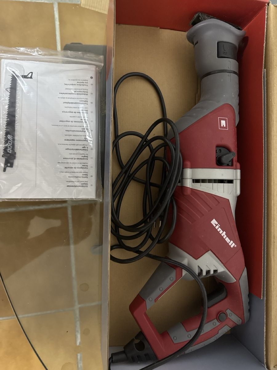 Seghe: Scie sabre Einhell rouge – Usato da Soyhières venduto da Jura22 1