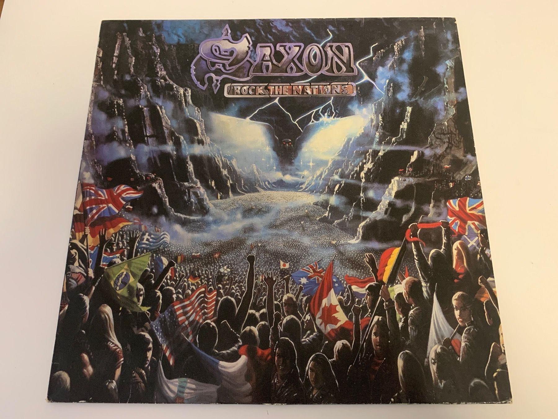 Dischi in vinile: Saxon - Rock the Nations- 1986 – Usato da Kreuzlingen venduto da jamie45 2