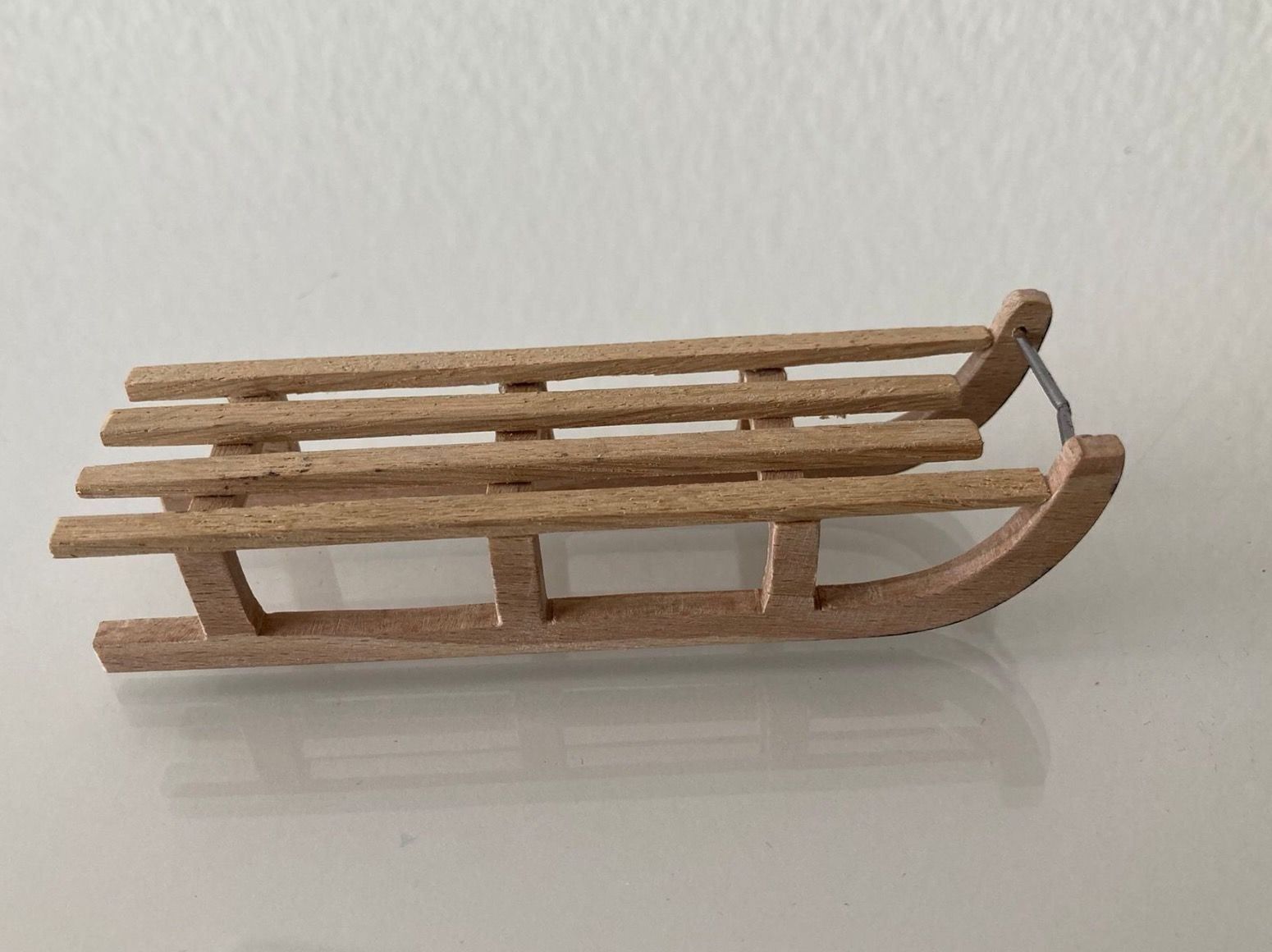 Schlitteln: Schlitten, Holz, Handarbeit, Dekoration – Neu und originalverpackt aus Rotkreuz von Holzarbeit