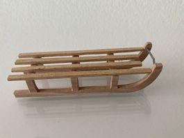 Schlitten, Holz, Handarbeit, Dekoration